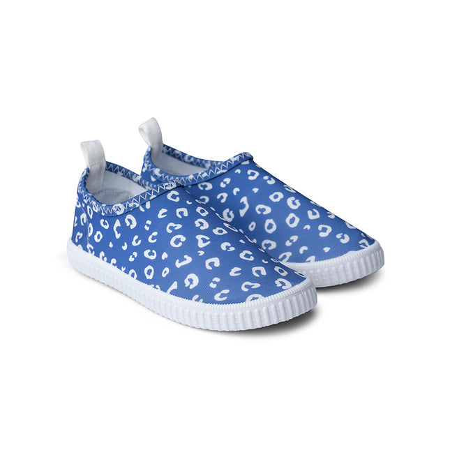 Swim Essentials Zapatillas de Agua Antideslizantes Azul Leopardo Lycra