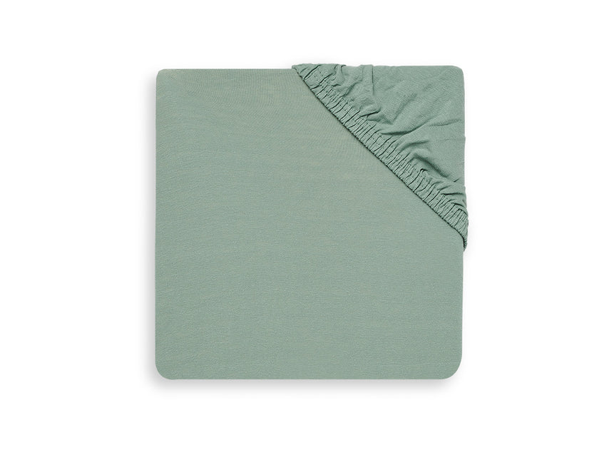 Jollein Sábana Ajustable Jersey Verde Ceniza 60x120cm