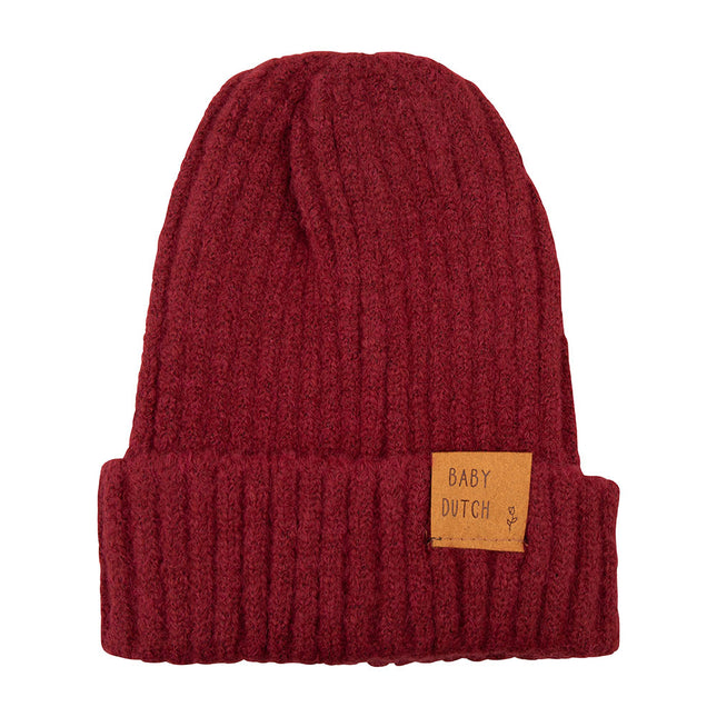 Gorro de invierno Baby Dutch Burdeos