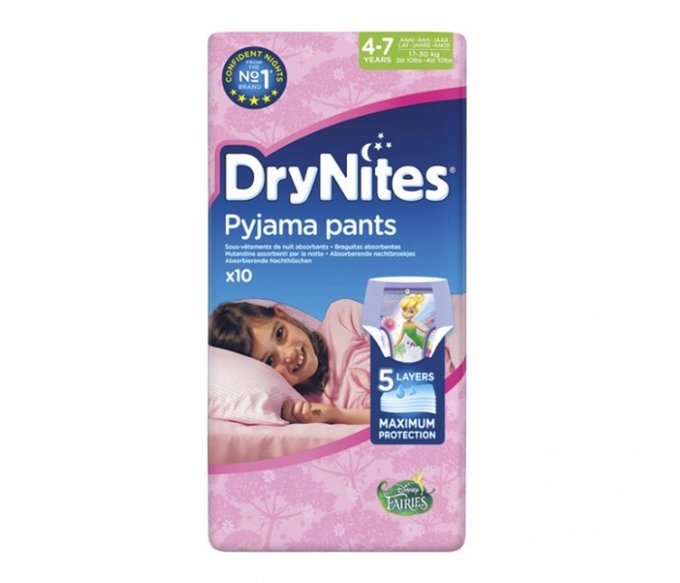 Pañales Huggies Drynites Niñas M 17-30 Kg