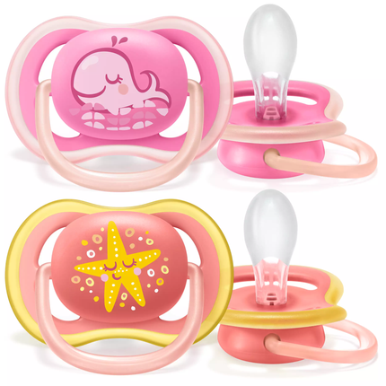 Philips Avent Chupete New Berry Girl Air +6 Meses 2pcs