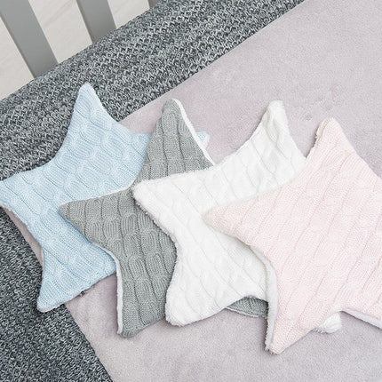 Baby's Only Cuddle Cloth Star Cable Blanco