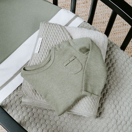 Manta para somier Baby's Only Sky-Chunky Verde Urbano