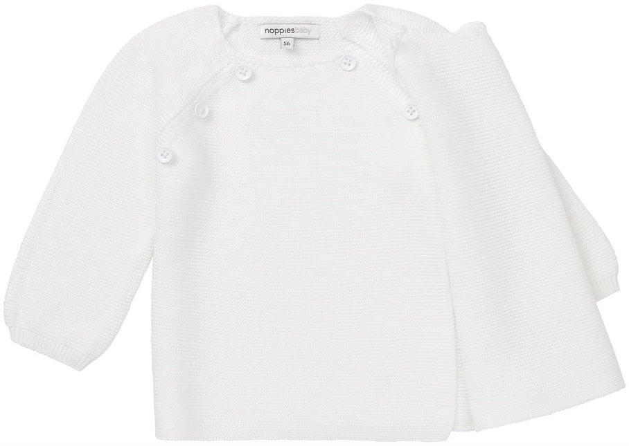 Noppies Baby Cardigan Pino Blanco