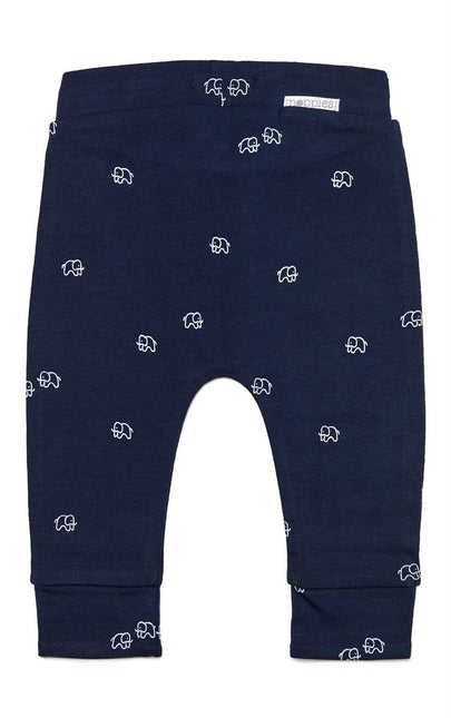 Noppies Pantalón Bebé Elefante Azul Marino