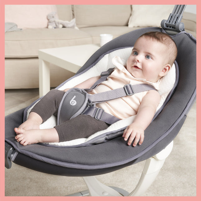 Columpio Babymoov Swoon Motion Zinc Con Adaptador