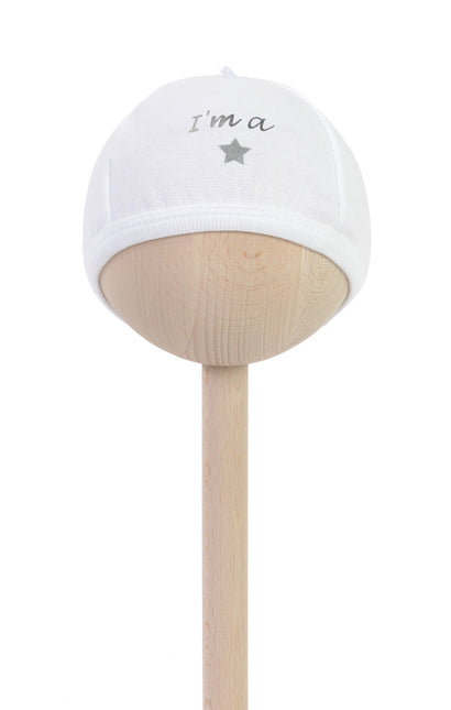 Gorro de bebé BamBam Soy una estrella