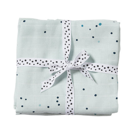 Done by Deer Inbakerdoek Dreamy Dots Azul 2pcs