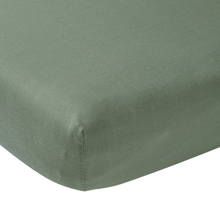 Meyco Sábana Ajustable Jersey 60X120 Verde Bosque