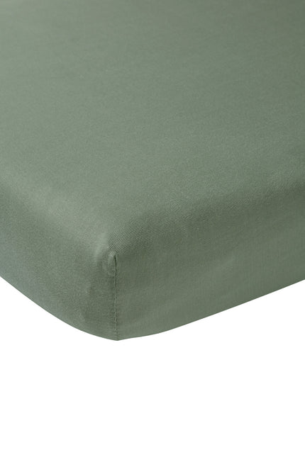 Meyco Sábana Ajustable Jersey 60X120 Verde Bosque