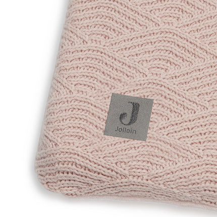 Funda cambiador Jollein River Knit Rosa Pálido 75x85cm