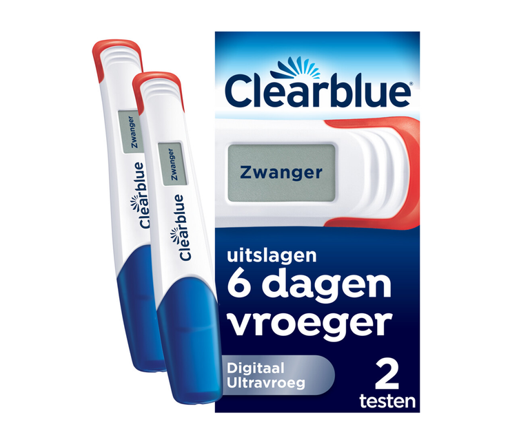 Clearblue Prueba de Embarazo Digital Ultra Temprana 2pcs