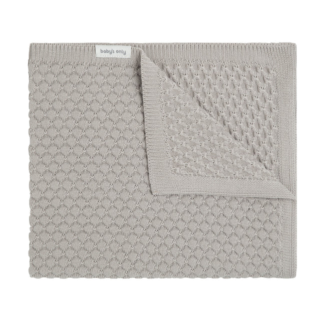 Manta para somier de bebé Sólo Sky-Chunky Urban Taupe