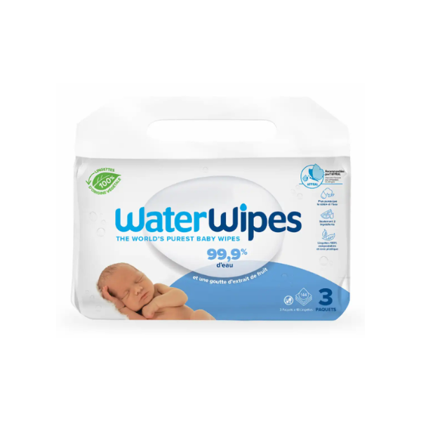 WaterWipes Toallitas para bebés 144 St 3X 48 St