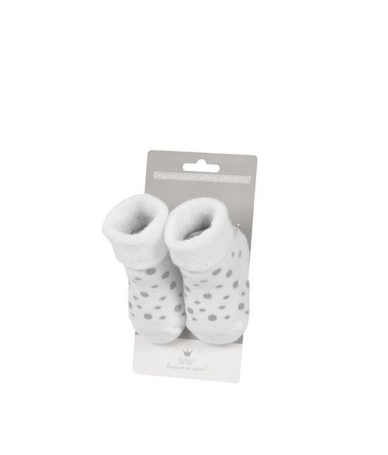 BamBam Babysocks Calcetines Con Lunares Blanco