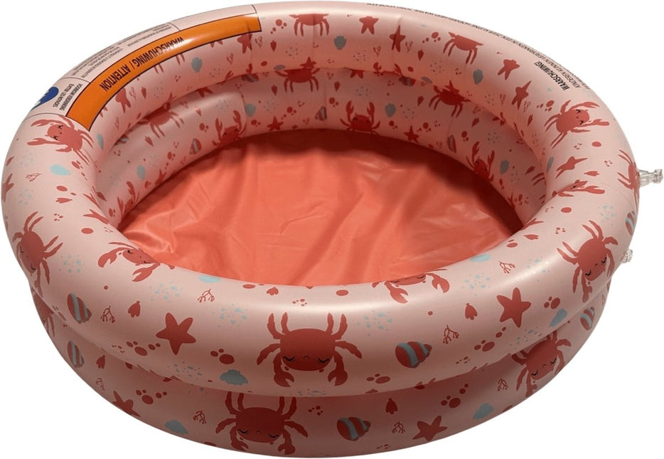 Swim Essentials Piscina Bebé Cangrejo Rojo 60cm