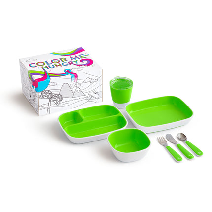 Vajilla infantil Munchkin Color Me Hungry Verde