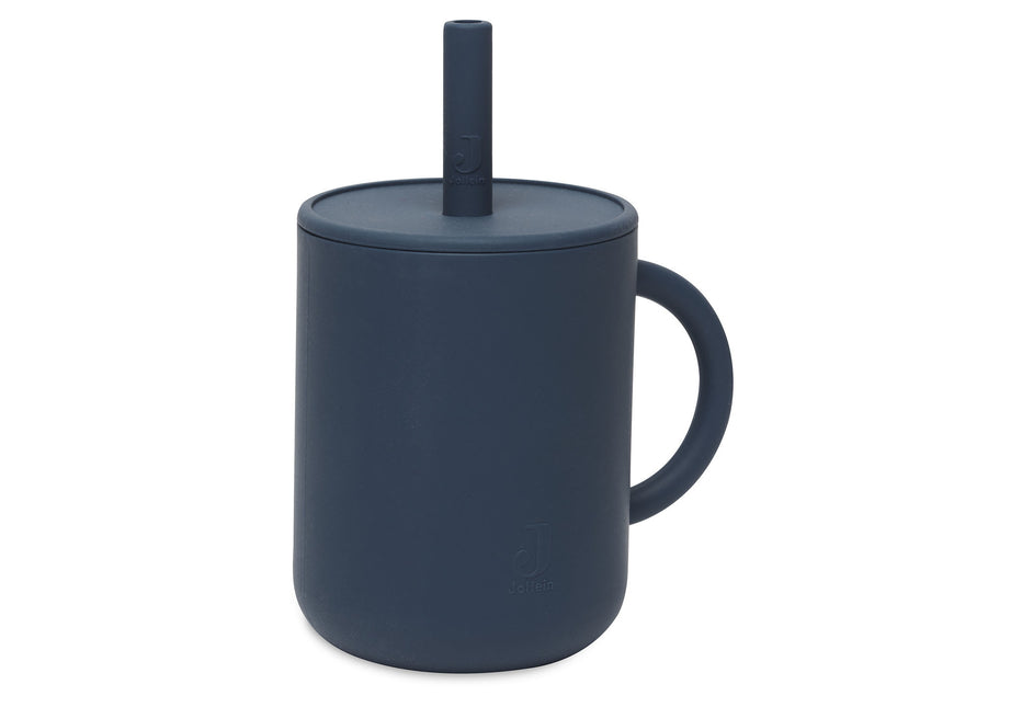 Jollein Vaso para beber Silicona Jeans Azul