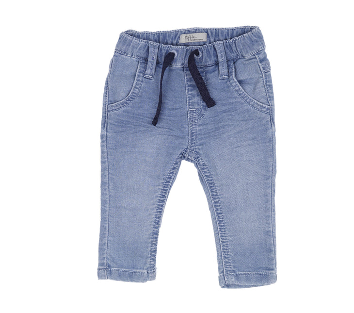 Pantalón Riffle para bebé Denim azul