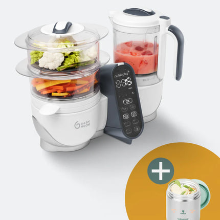 Babymoov Robot de cocina Nutribaby Blanco con Thermobox