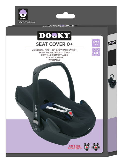 Dooky Funda para silla de coche 0+ Negro Uni