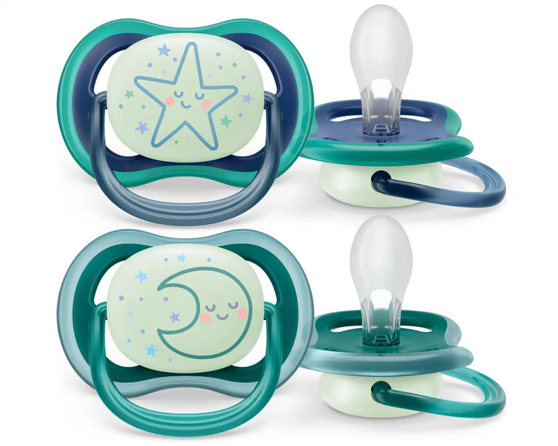 Philips Avent Chupete +6 Meses Aire Noche Estrella/Luna