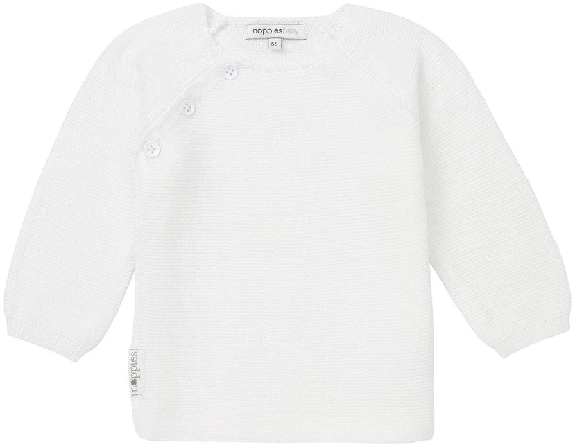 Noppies Baby Cardigan Pino Blanco