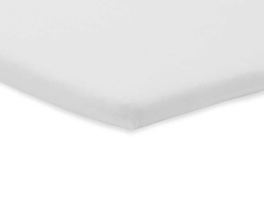 Jollein Sábana Ajustable Jersey Box Colchón Blanco 75x95cm