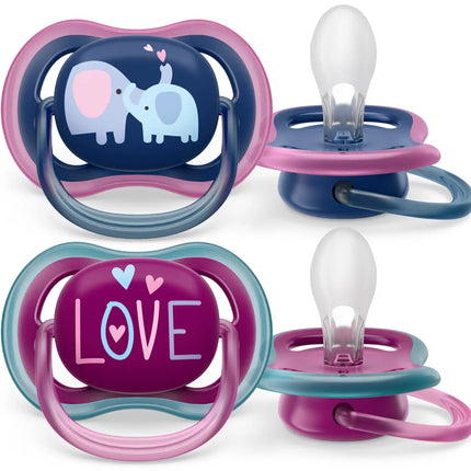 Philips Avent Chupete +18 Meses Aire Elefante/Amor