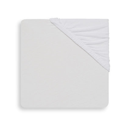 Jollein Sábana Ajustable Jersey Blanco 60x120cm