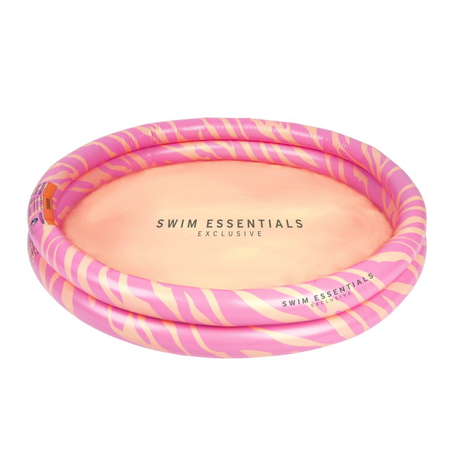 Swim Essentials Piscina Infantil Cebra Rosa 1M