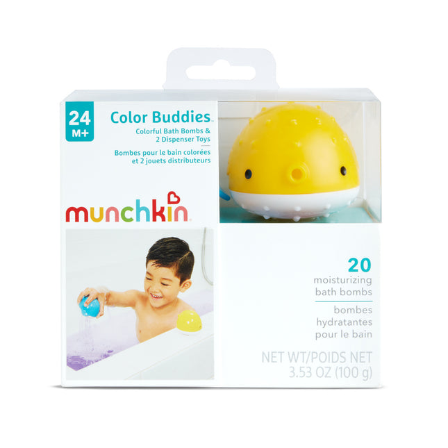 Munchkin Juguetes de Baño Color Buddies con Bruistablettes