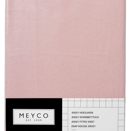 Meyco Sábana Ajustable Jersey Rosa Viejo 60x120cm