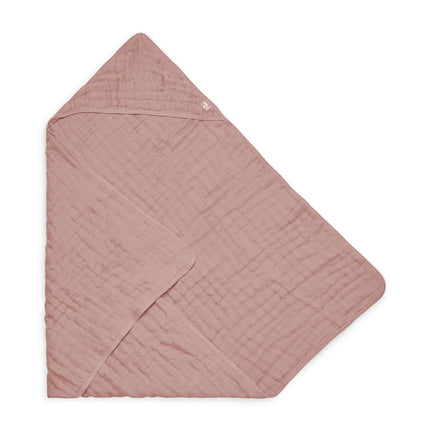 Funda de Baño Jollein Bebé Algodón Arrugado Palo de Rosa 75x75cm