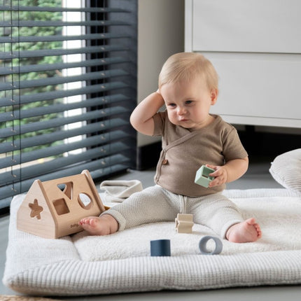 Caja de formas sólo para bebés Casa Tierra