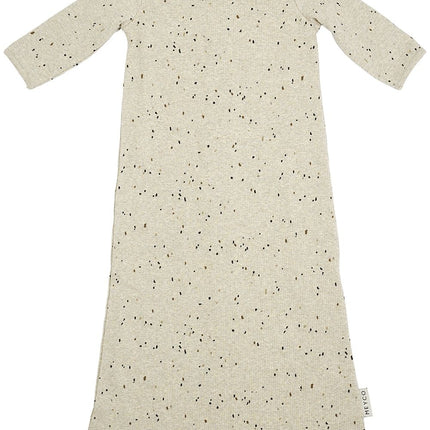 Saco de Dormir Meyco Baby Rib Mini Spot Sand Melange