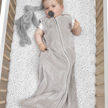 Saco de Dormir Meyco Baby Summer Terciopelo Gris Claro