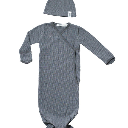 Snoozebaby Saco de Dormir Bebé Cocon Incl Gorro Gris Tormenta 60cm