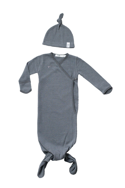 Snoozebaby Saco de Dormir Bebé Cocon Incl Gorro Gris Tormenta 60cm