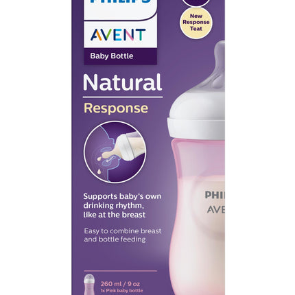 Biberón Philips Avent 3.0 Rosa 260ml