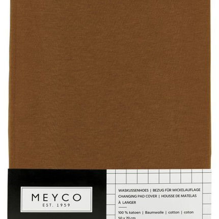 Funda cambiador Meyco Basic Jersey Camel