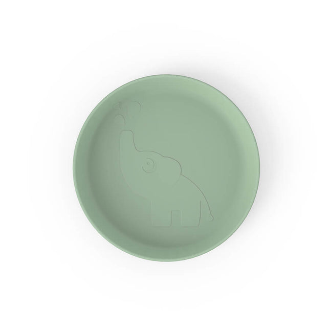 Hecho por Deer Baby Plate Elphee Green