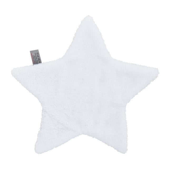 Baby's Only Cuddle Cloth Star Cable Blanco