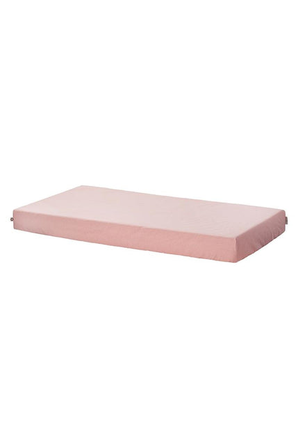 Noppies Sábana Ajustable Popelín Lunares Para Cuna Rosa Niebla 60x120cm