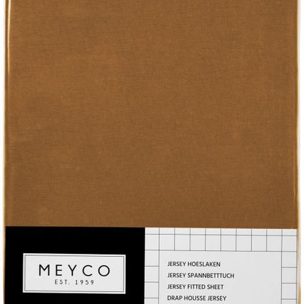 Meyco Sábana Ajustable Jersey Camel 40x80/90 cm