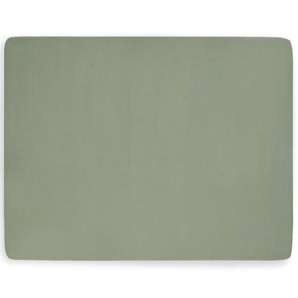 Jollein Sábana Ajustable Jersey Box Colchón Verde Ceniza 75x95cm 2pcs