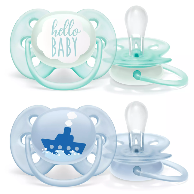 Philips Avent Chupete Soft Deco Niño +0 Meses 2pcs