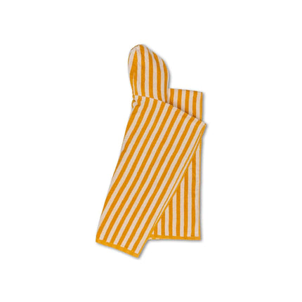 Swim Essentials Bathcape Bebé Luxe Playa Amarillo Stiped