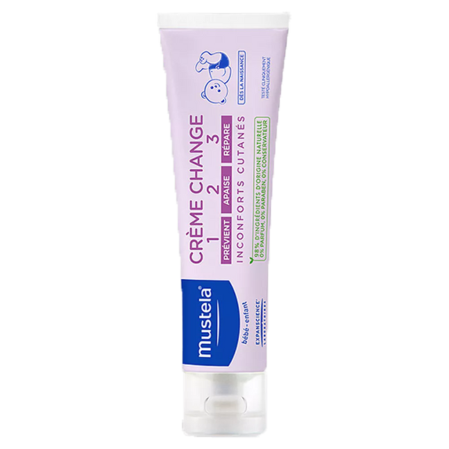 Mustela Babycream Para el Cambio de Pañal 1-2-3 100ml