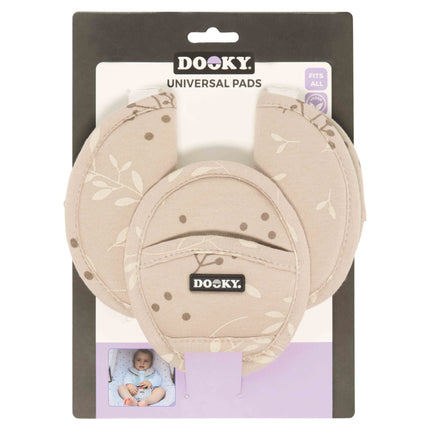 Dooky Protector Cinturón Universal Almohadillas Hojas Beige